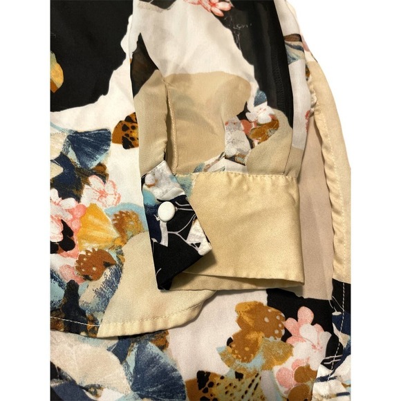 3.1 Phillip Lim for Target Floral Sheer Button Down Long Sleeve Women's S - Picture 8 of 12